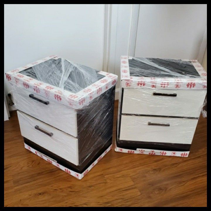NEW TWO NIGHT STANDS 😊 Available in BLACK, WHITE, GREY or CHARCOAL color ask for price