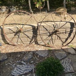 Steel wagon wheels
