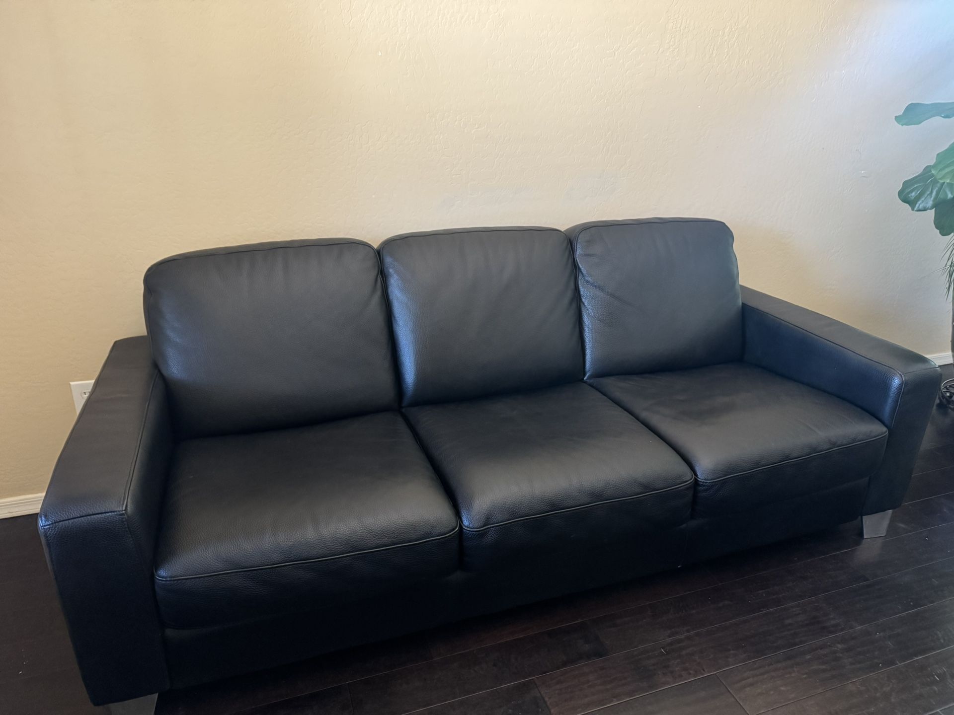 Natuzzi Italian Leather Sofa