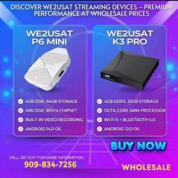 WE2USAT P6 MINI  NEW  Model Wholesale reseller VSEE BOX   SUPERBOX