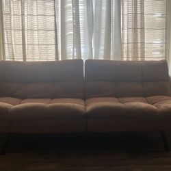 Futon Style Sofa Couch – Comfortable & Foldable