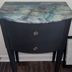 Hand-Painted Accent Table  
