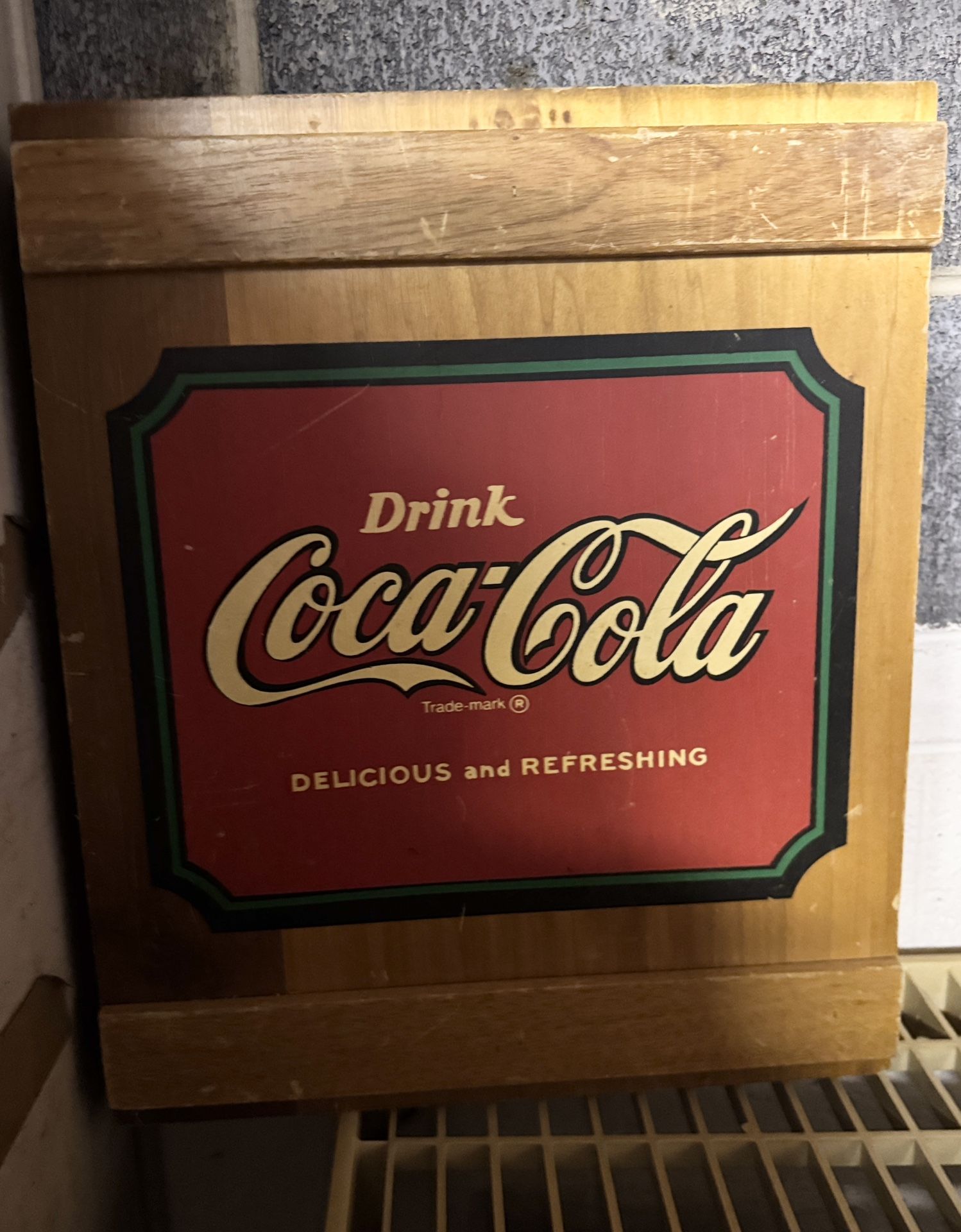 Coca-Cola display cabinet