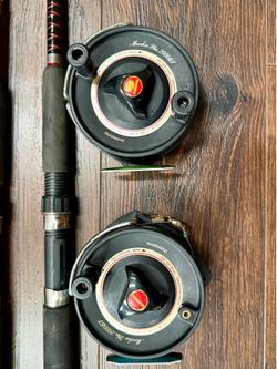 Salmon rods and reels