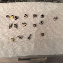 Pandora Sterling, Silver Charms