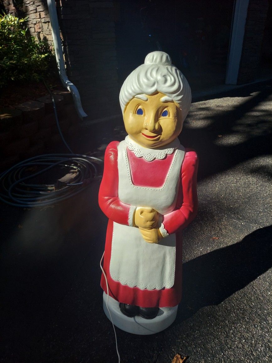 Mrs Claus Blow Mold