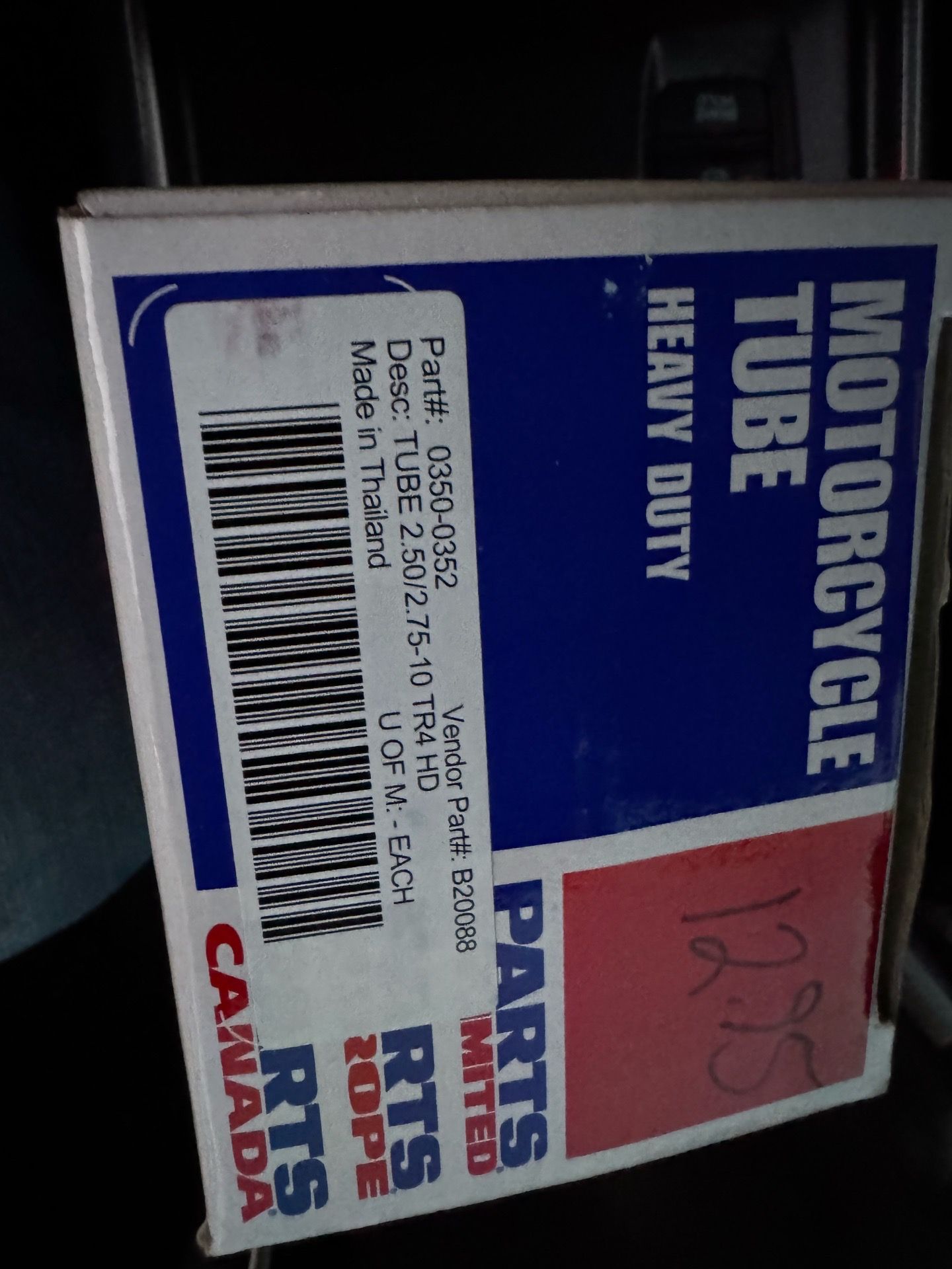 Inner tube for dirt bike