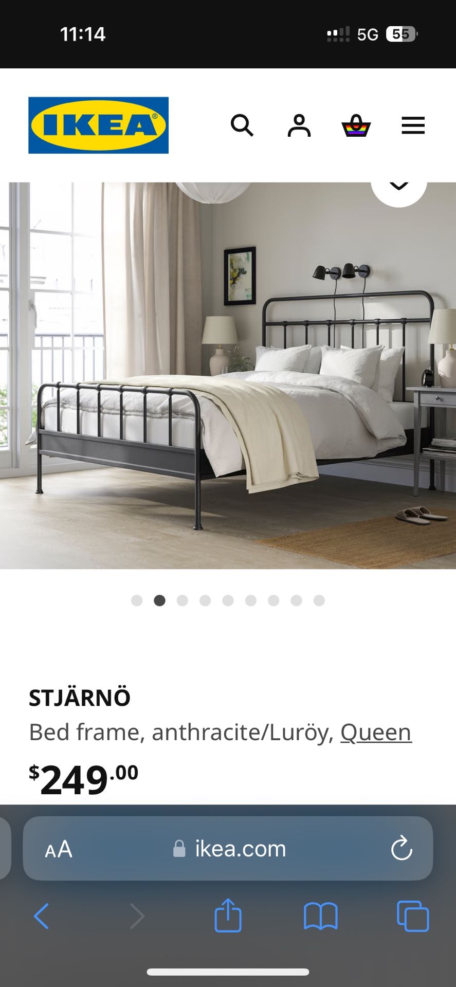 IKEA Queen Bed Frame