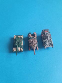Micro Machines / Kenner, Mega Force Battle Tanks KPT89, Metal / Diecast Lot - 3