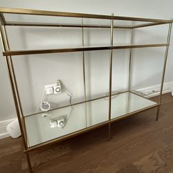 Gold Console Table, West Elm