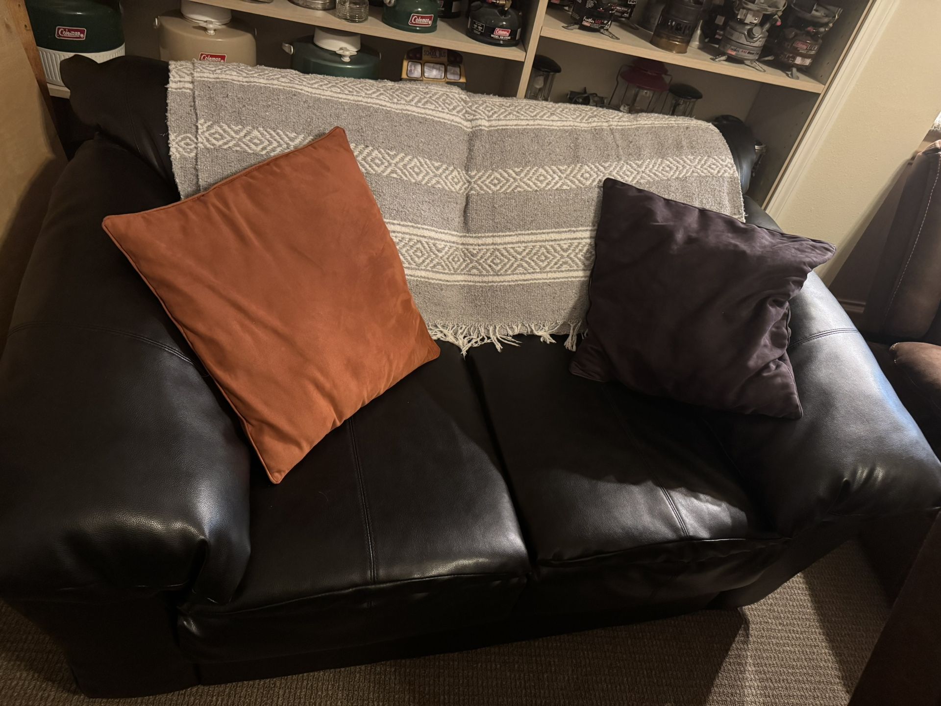 Free black Couch And Love Seat