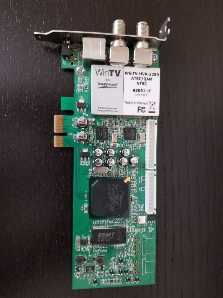 Hauppauge WinTV-HVR-2250 PCIe Dual TV Tuner Card QAM ATSC Rev C4F2
