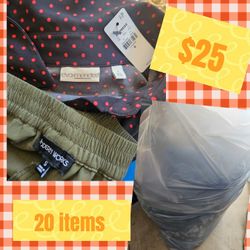 Bag Of Clothes. Bolsa De Ropa Bundles pick up ManorTX Sat. 8/30 10am- 2pm