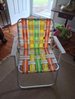 Vintage Aluminum Folding Lawn Chair