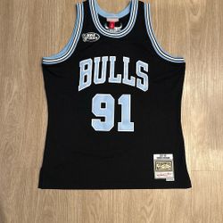 Size Large - Mitchell And Ness Authentic Swingman Jersey NBA Basketball Chicago Bulls Dennis Rodman Michael Jordan Culture Kings Supreme Vintage Sport