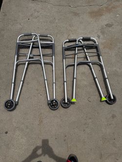 Folding Walker with Wheels – Lot of 2 $10 EACH