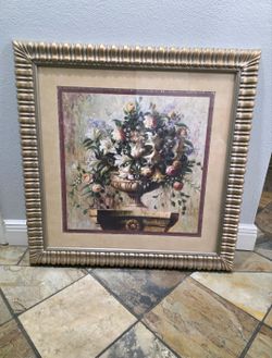 Home interiors framed artwork