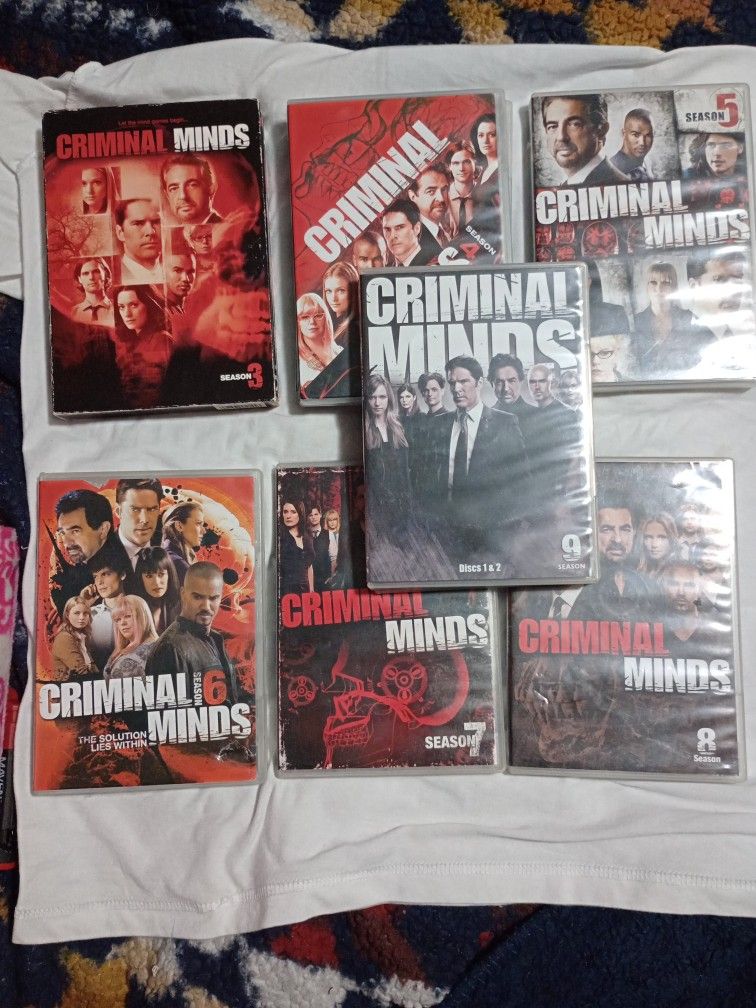 Criminal Minds season 3 Thru 9