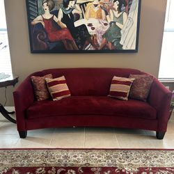 Beautiful Red Couch
