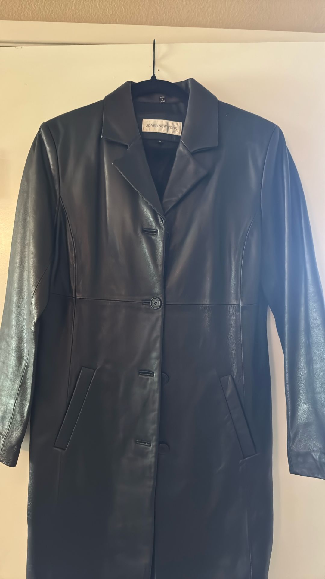 JONES NEW YORK LEATHER JACKET