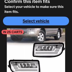 Landcruiser Fog Lights 98-07 LED