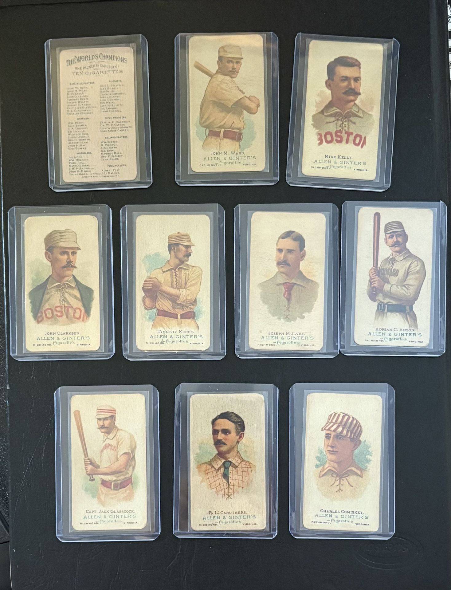 1887 Allen & Ginter High End Aged Reprint Set