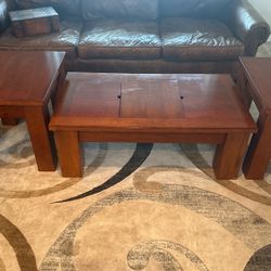 Coffee Table With Matching End Tables