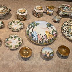 Italian decorative ceramics “Capodimonte Italy”