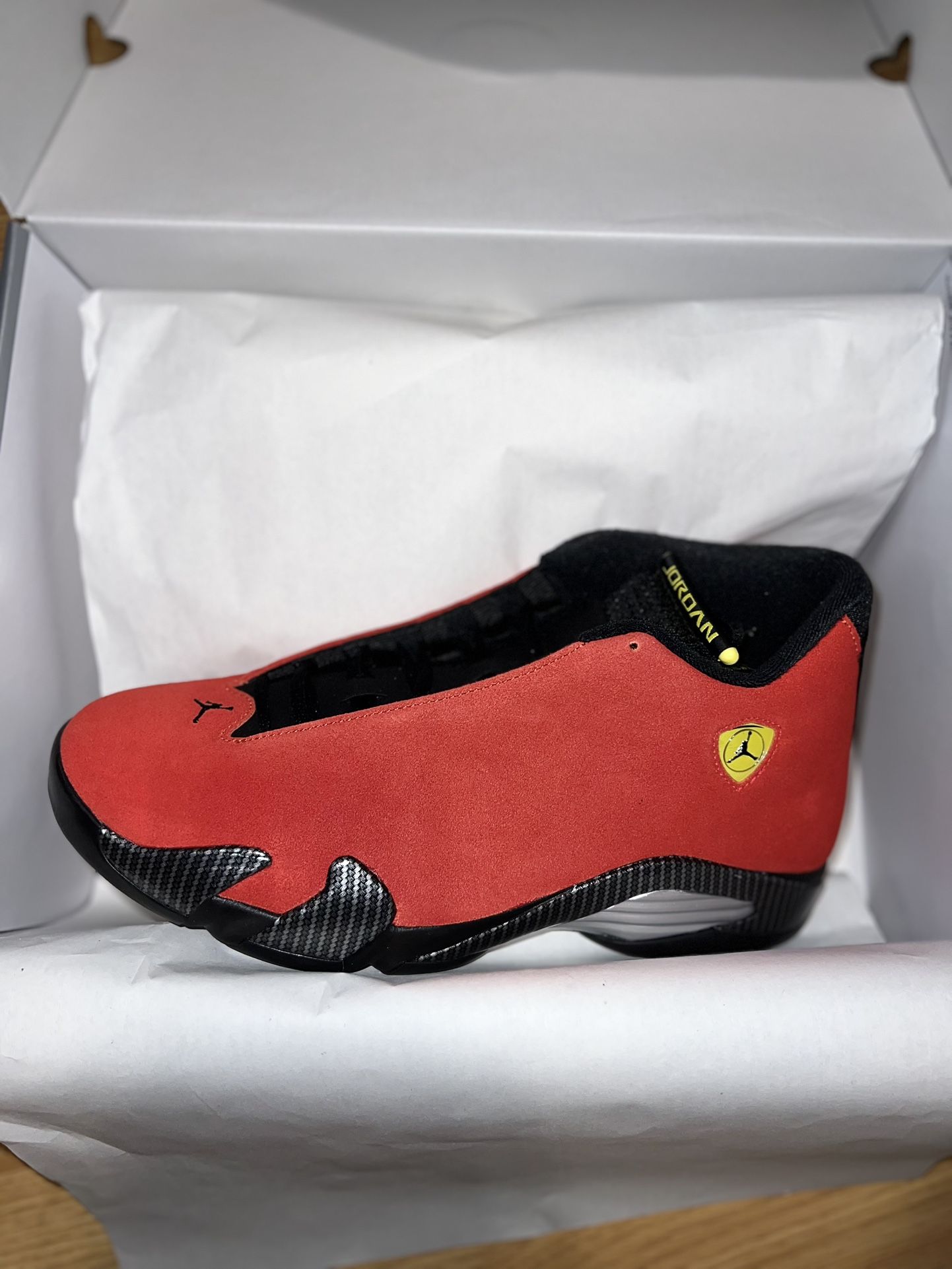 BRAND NEW NIKE AIR JORDAN RETRO 14 FERRARI SIZE 12.5 $350