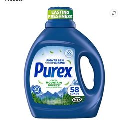 Purex 66oz Fresh Mountain Breeze Liquid Detergent 58 Loads