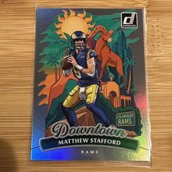 2025 Donruss Matthew Stafford Downtown 