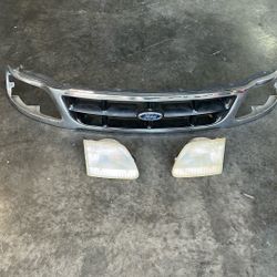 F150 1998 Front Grill and Head Lights