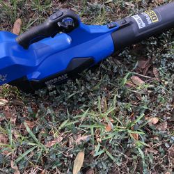 New Kobalt .80v 630 Battery Powered Hand Blower With Charger And Battery 