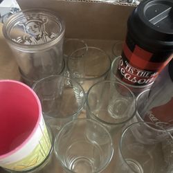 Free Glass And plastic cups 