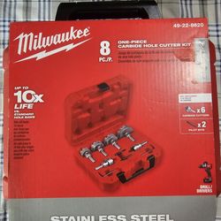 Milwaukee Carbide Hole Cutter Kit (8-Piece)