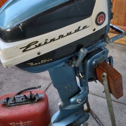 Evinrude Fastwin 18hp, Two Gas Tank,1950.