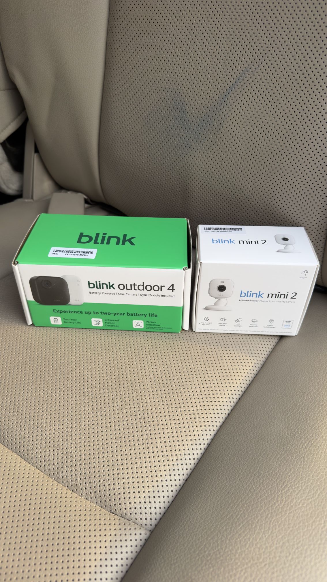 Blink Outdoor 4 and Blink Mini 2