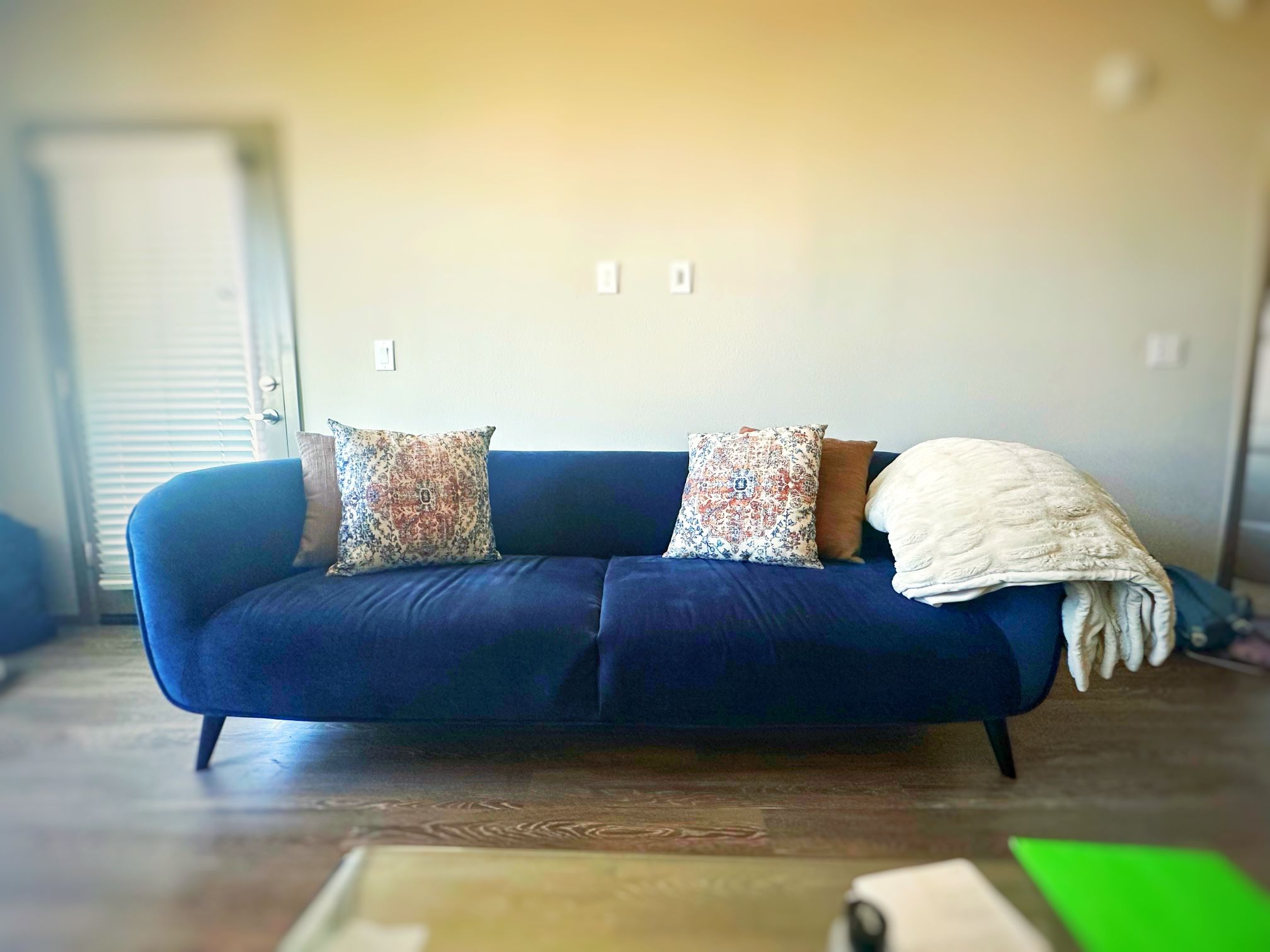 Living Spaces Malika Blue Sofa for Sale in Glendale, AZ OfferUp
