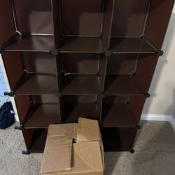Cube Storage Organizer With Bins