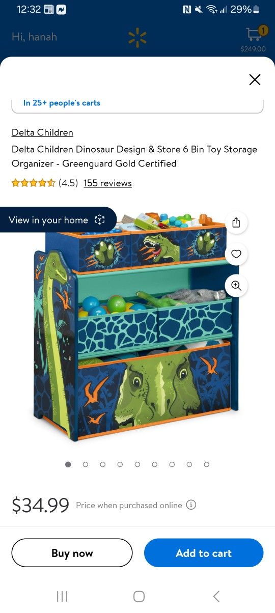 Kid Toy Organizer 