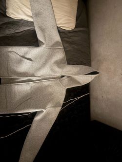 Gray Zip-Up Hoodie Sweatshirt
