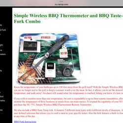 Meat The Thermometer And MeatFork