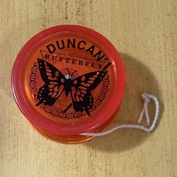 Vintage Duncan Butterfly Yo-yo Orange