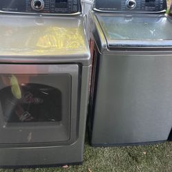 SAMSUNG SET WASHER AND ELECTRIC DRYER WORKING PERFECT 