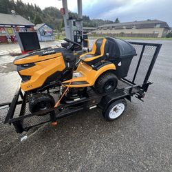 Xt1 Cub Cadet Riding Mower Bagger System 