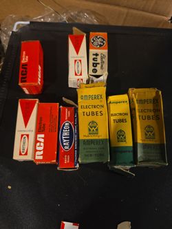 Vintage Vacuum Electron Tubes Mixed Lot