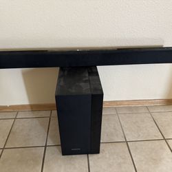 Samsung Soundbar and Subwoofer