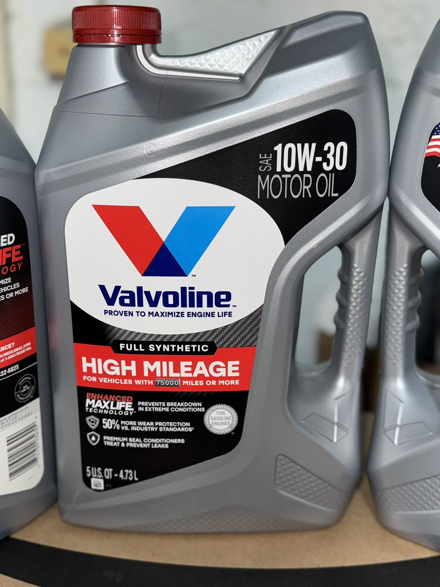 Valvoline Full Synthetic High Mileage Motor Oil 5 QT