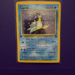 Pokémon Lapras 1st Edition Holo