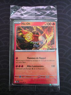Pokemon Ho-Oh - 010/086 - EB Games Cosmo Rare Exclusive (French)